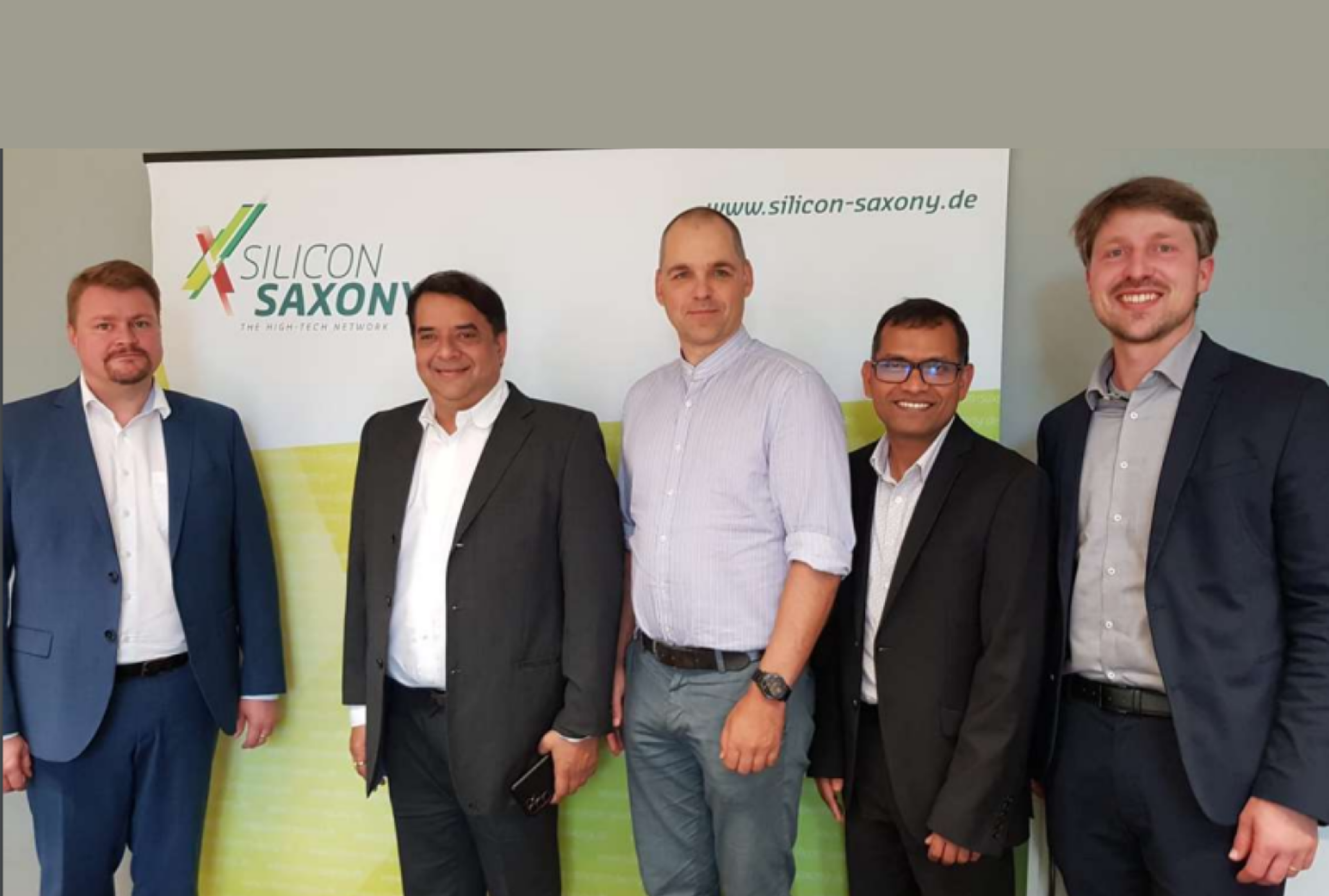 At Silicon Saxony, with CEO Frank Bosenberg